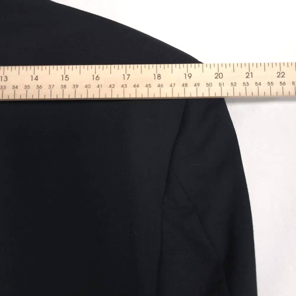 PIERRE BALMAIN Tuxedo Blazer Black Wool Satin Lapel 40R MADE IN USA‎